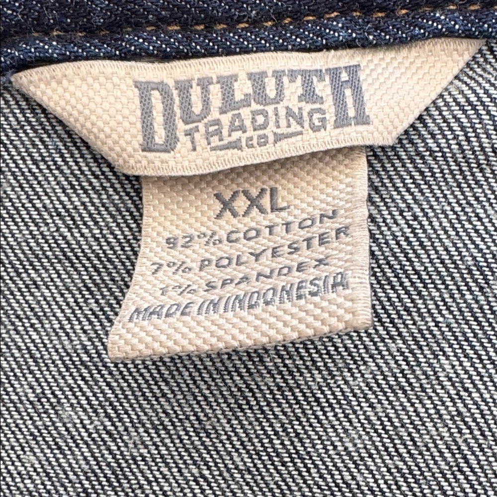 Duluth Trading Co Deep Blue Denim Jacket - Picture 2 of 10